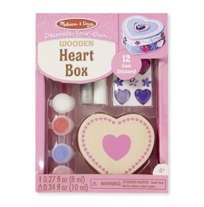 Melissa - Doug Ahşap Kalp Kutu - Sen Yap sen Oyna