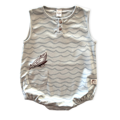 Auntie Me Blue Waves 'Surfing Whale' Balon Tulum