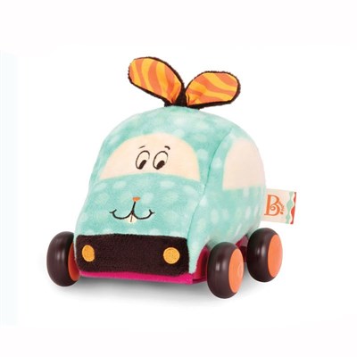 B.Toys Peluş Çek Bırak Araba/Mavi