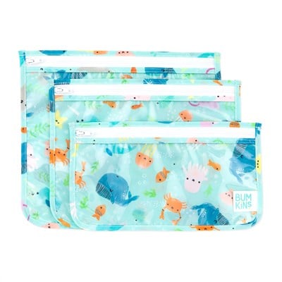 Bumkins Şeffaf Seyahat Çantası - Ocean Life
