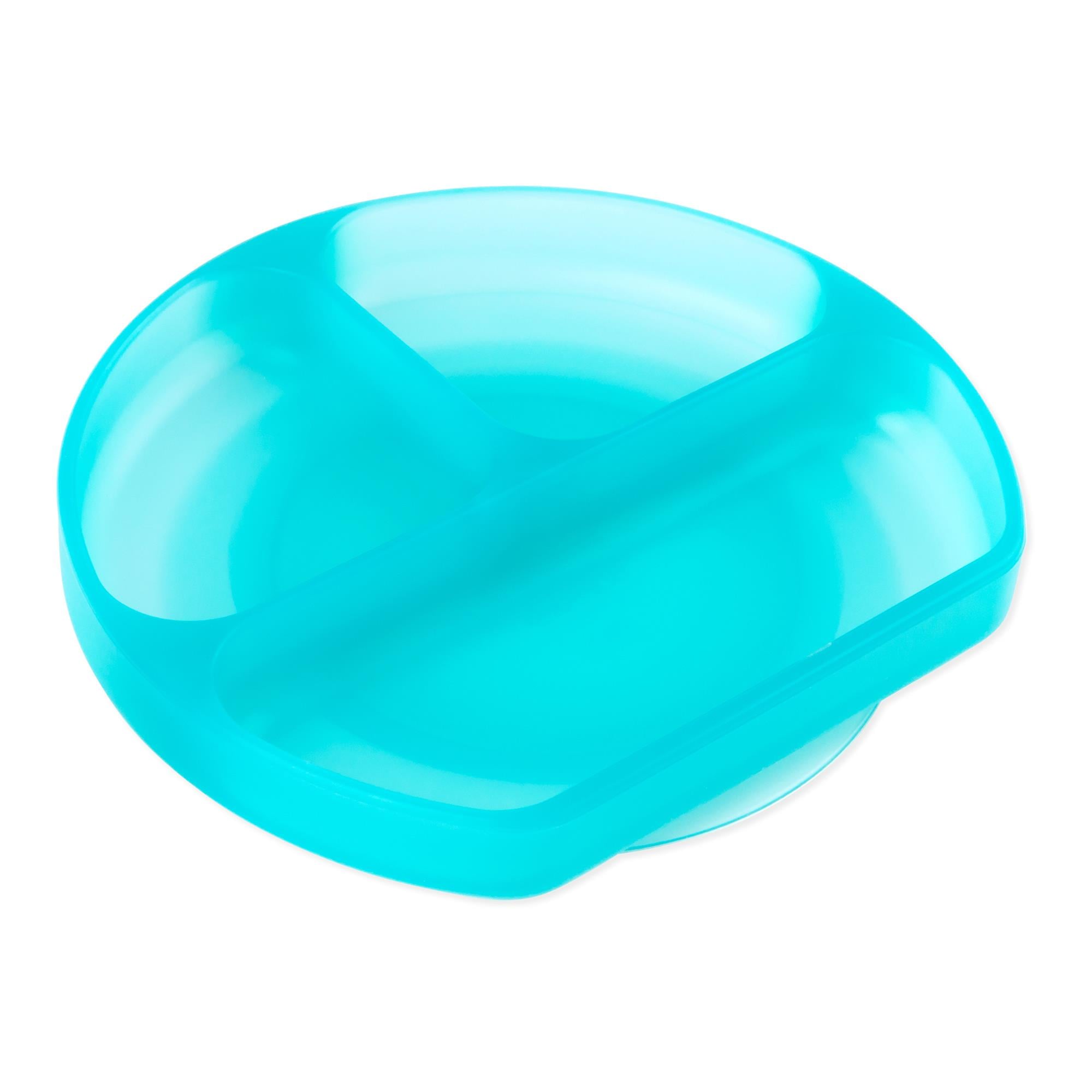 Bumkins Silikon Vakumlu Tabak - Blue Jelly