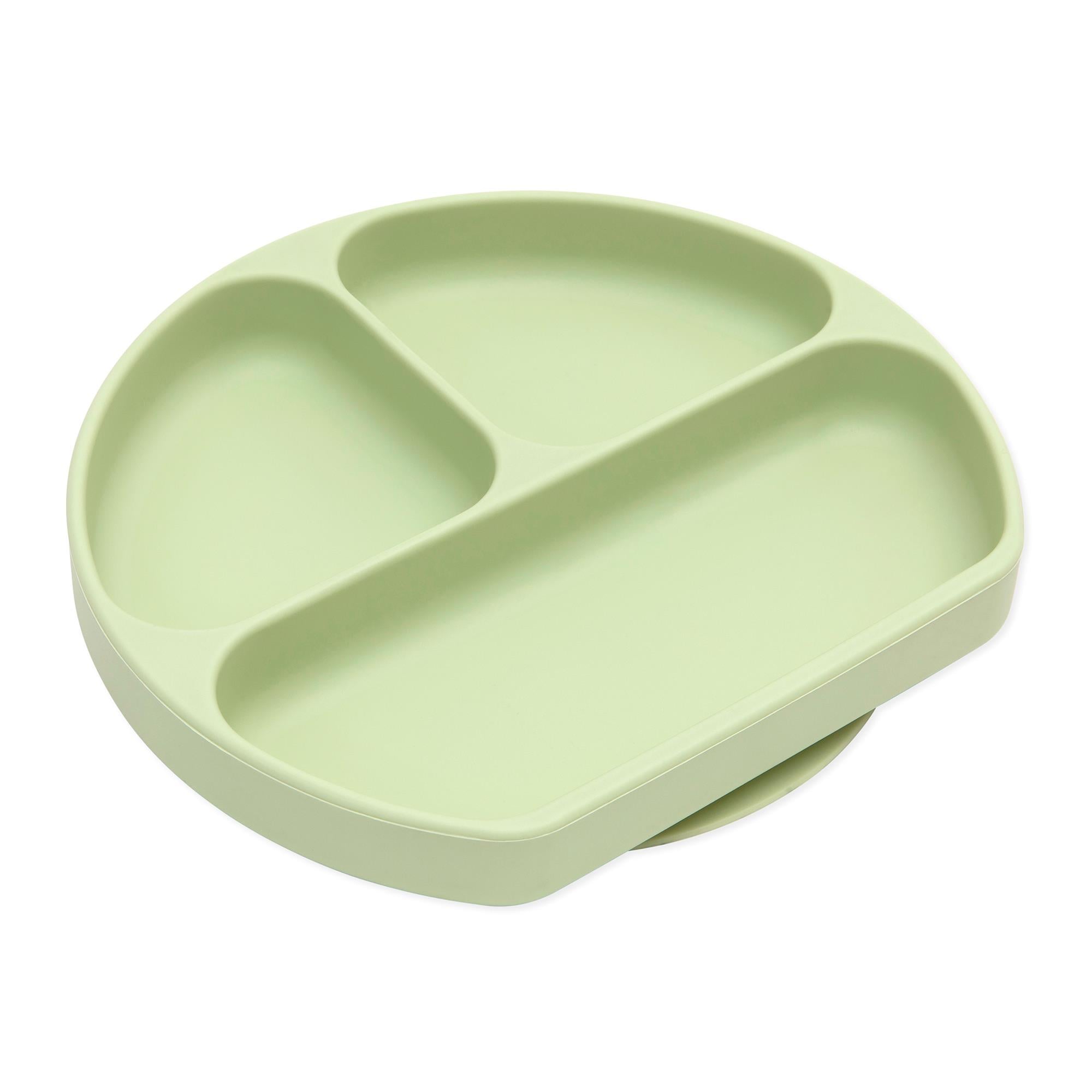 Bumkins Silikon Vakumlu Tabak - Sage