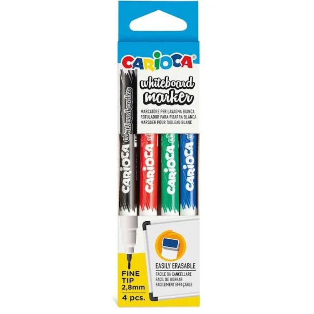Carioca Beyaz Tahta Kalemi 4'lü