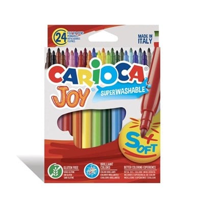 Carioca Joy Süper 24'lü Yıkanabilir Keçeli Boya Kalemi