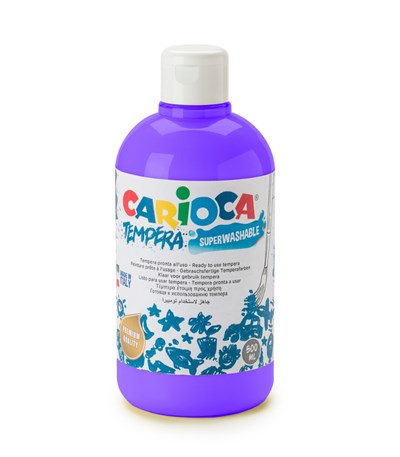 Carioca Süper Yıkanabilir Guaj Boya - 500 ml (Mor)