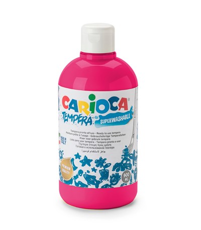 Carioca Süper Yıkanabilir Guaj Boya - 500 ml (Fuşya)