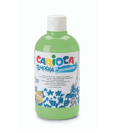 Carioca Süper Yıkanabilir Guaj Boya - 500 ml (Pastel Yeşil)