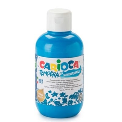 Carioca Süper Yıkanabilir Guaj Boya - 250 ml (Mavi)