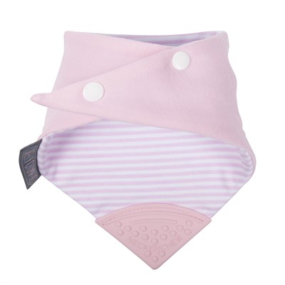 Cheeky Chompers Diş Kaşıyıcılı Fular Önlük Cool Pink