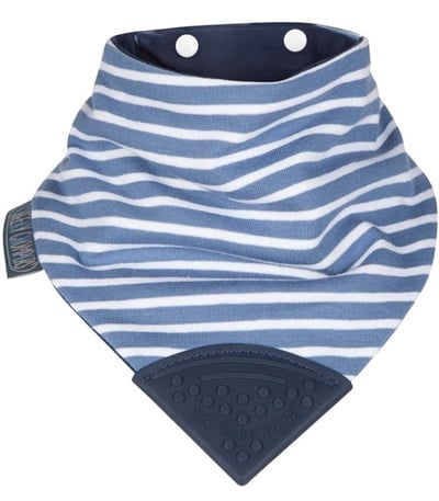 Cheeky Chompers Diş Kaşıyıcılı Fular Önlük Preppy Stripes