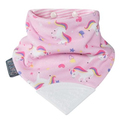 Cheeky Chompers Diş Kaşıyıcılı Fular Önlük Unicorn Love