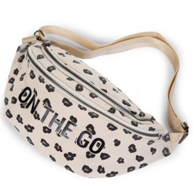 ChildHome On The Go Bel Çantası - Kanvas Leopar