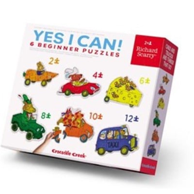 Crocodile Creek İlerleyen Puzzle / Yes I Can! Arabalar ve Kamyonlar