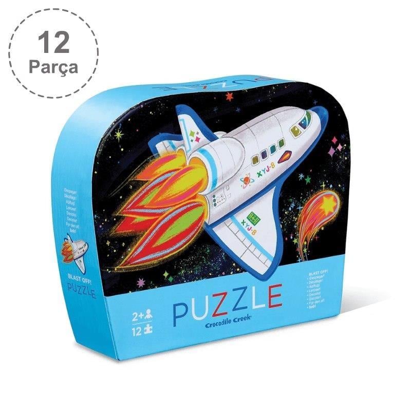 Crocodile Creek Mini Puzzle Roket 12 Parça
