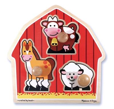 Melissa - Doug Ahşap İlk Yapbozum - Çiftlik Hayvanları