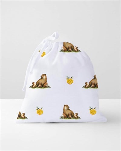 Deux Lapins L`ours Müslin Çanta