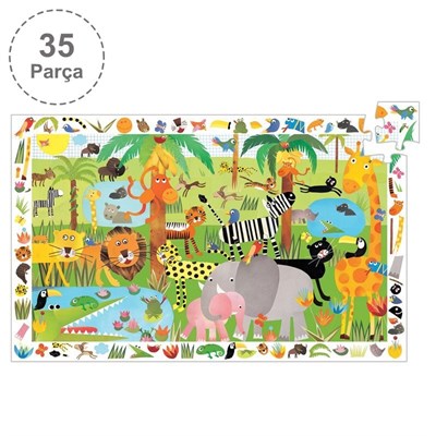 Djeco Klasik Puzzle 35 Parça/ Jungle