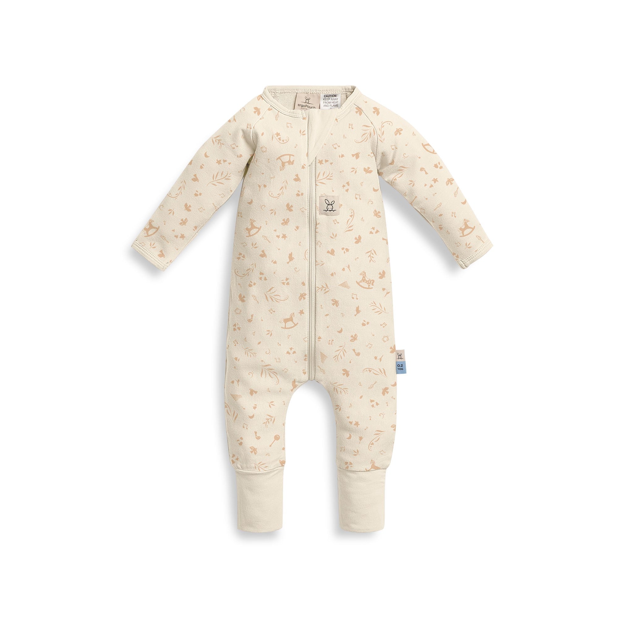 Ergopouch Organik Patikli Uyku Tulumu 1.0 TOG - Lullaby