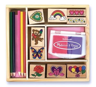 Melissa - Doug Ahşap Baskı Seti - Arkadaşlık
