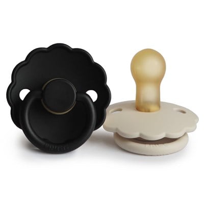 FRIGG Daisy İkili Kauçuk Emzik - Cream/Jet black