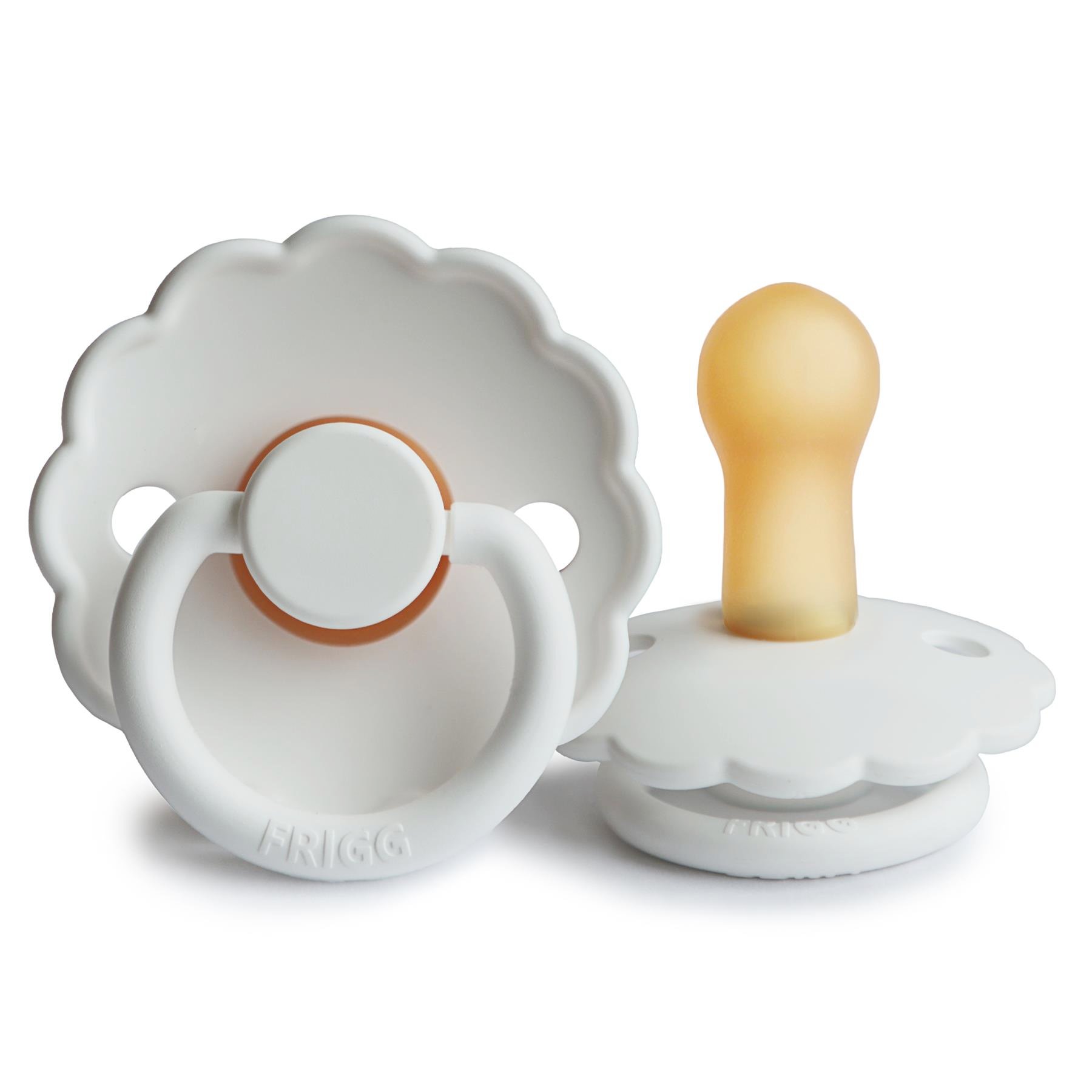 FRIGG Daisy Kauçuk Emzik - Bright White 6-18 Ay