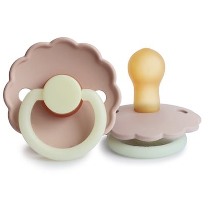 FRIGG Daisy Kauçuk Emzik - Karanlıkta Parlayan - Blush Night