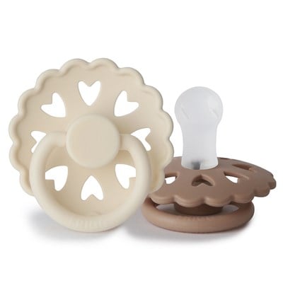 FRIGG Fairytale İkili Silikon Emzik - Cream/Silky Satin