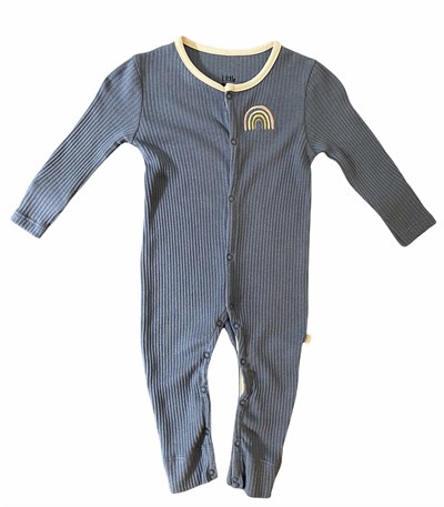 Little Basics Uzun Kollu Fitilli Tulum - Petrol