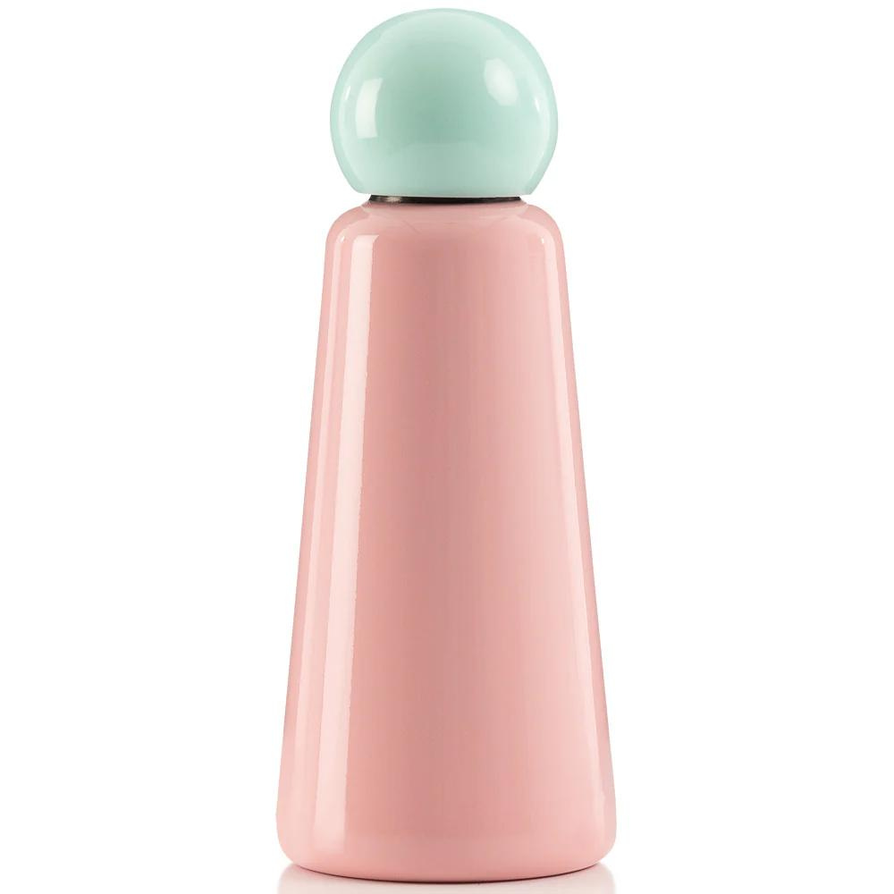 Lund London Skittle Water Bottle Termos 500ml - Pink-Mint