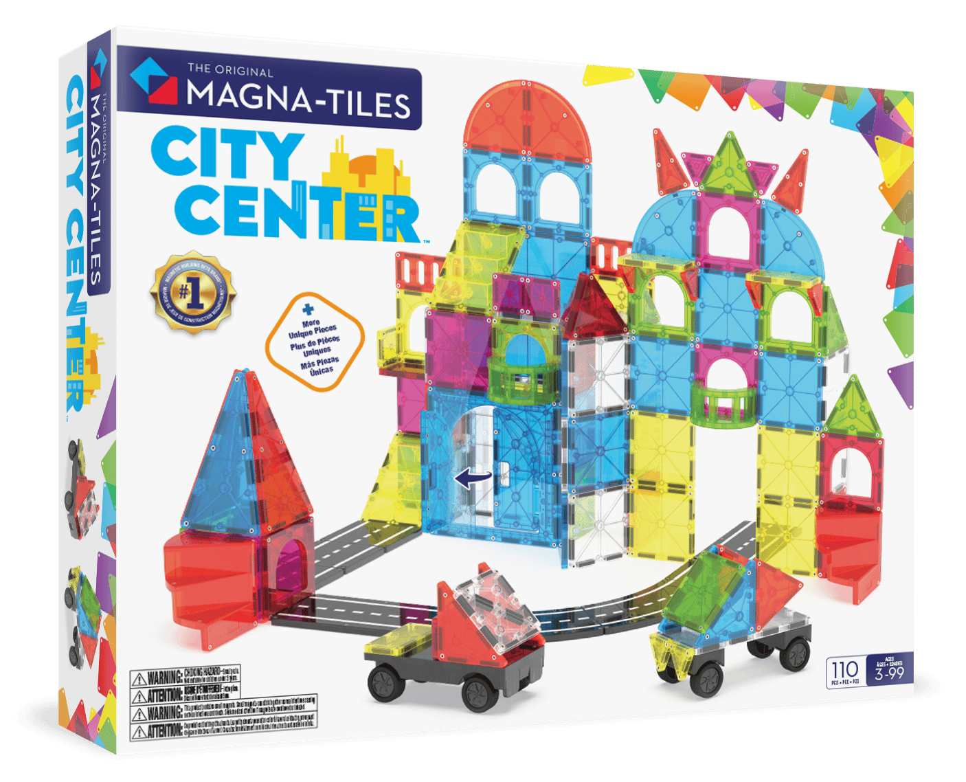 MagnaTiles City Center - 110 Parça