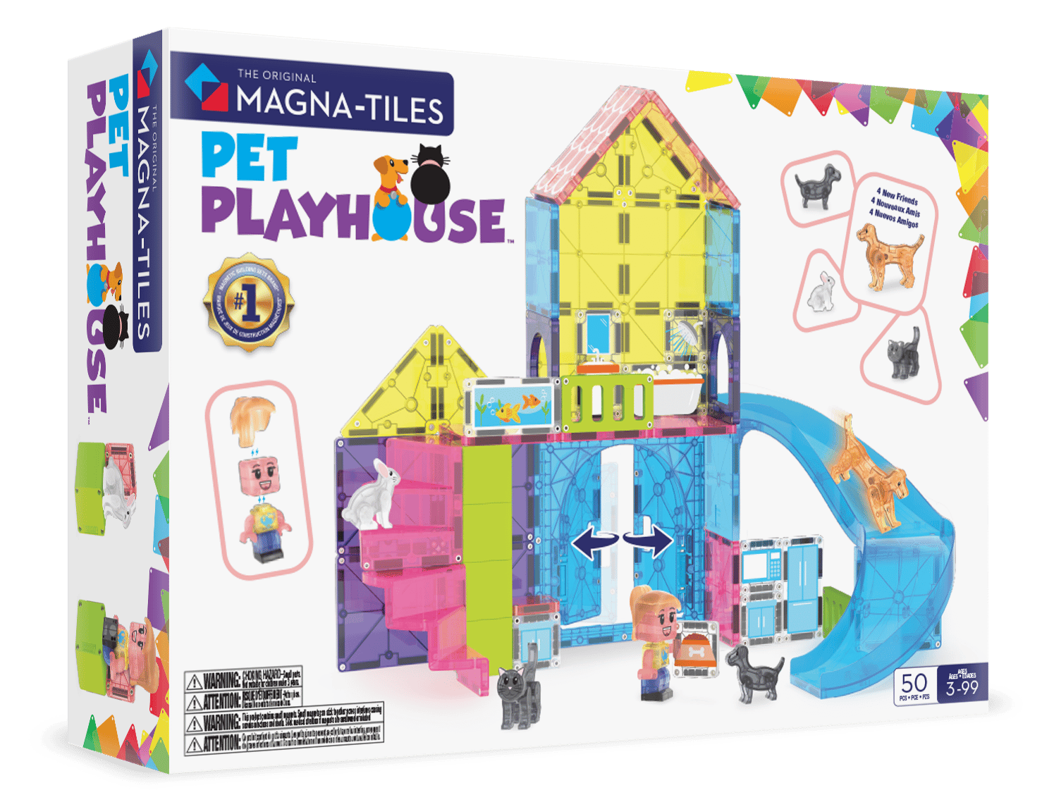 MagnaTiles Pet Playhouse - 50 Parça