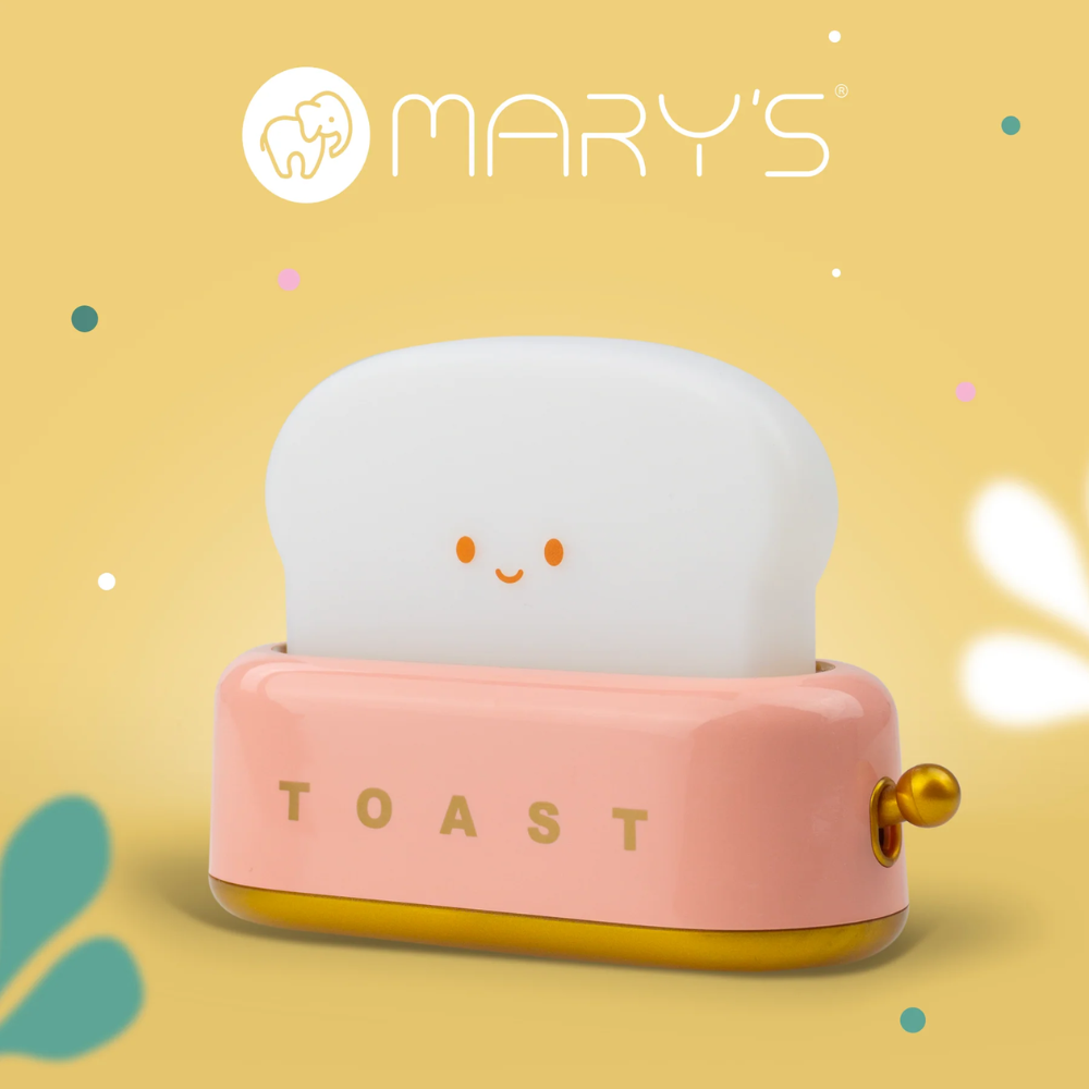Mary's Toaster Pembe Led Gece Lambası