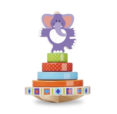 Melissa - Doug Ahşap Sallanan Kule- Fil
