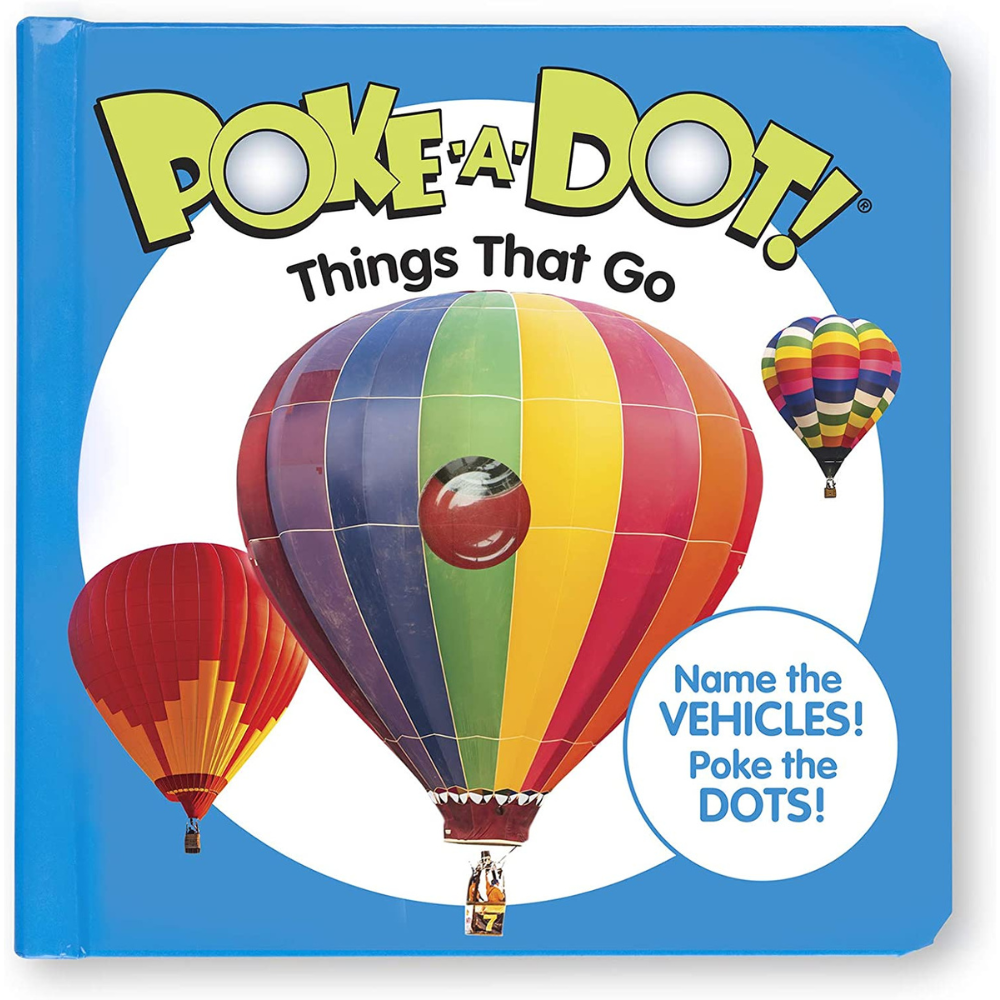 Melissa - Doug Poke-A-Dot - İnteraktif Kitap - Things That Go