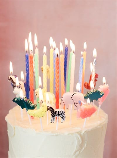 Meri Meri Metalik Mumlar (16'lı)