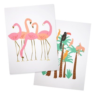Meri Meri Poster - Flamingo