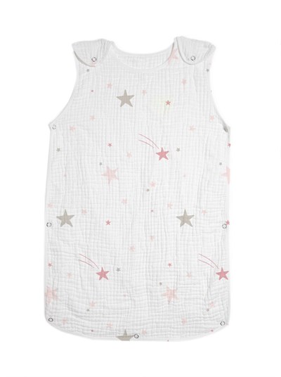 Momeasy Müslin Uyku Yeleği - Pembe Yıldız