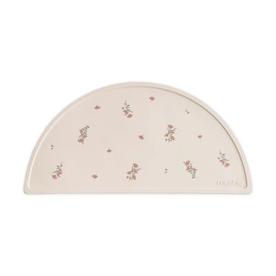 Mushie Silikon Mat - Pink Flowers