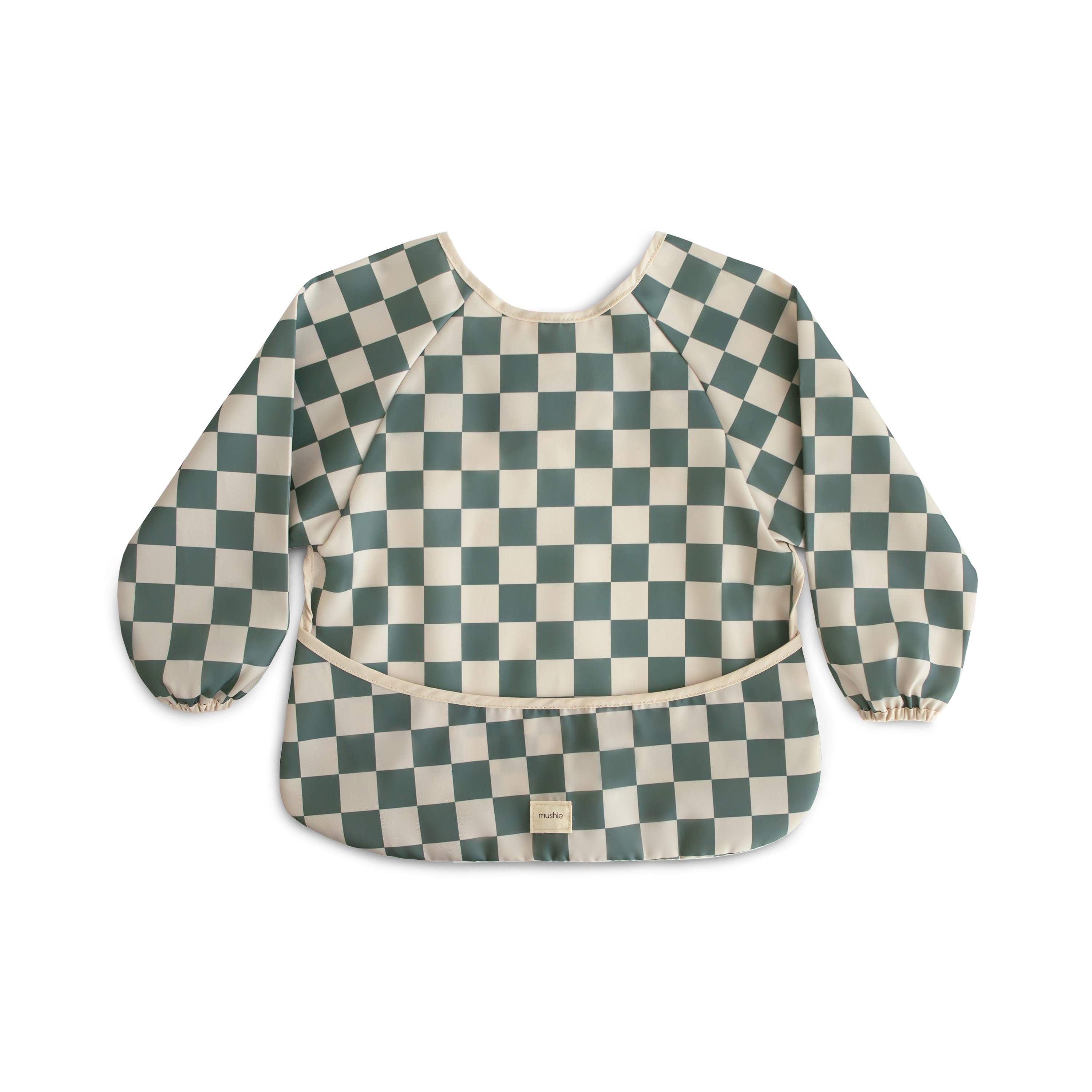 Mushie Uzun Kollu Önlük - Olive Check