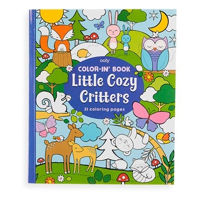 Ooly Boyama Kitabı - Little Cozy Critters