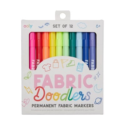 Ooly Fabric Doodlers 12'li Kumaş Boya Kalemi