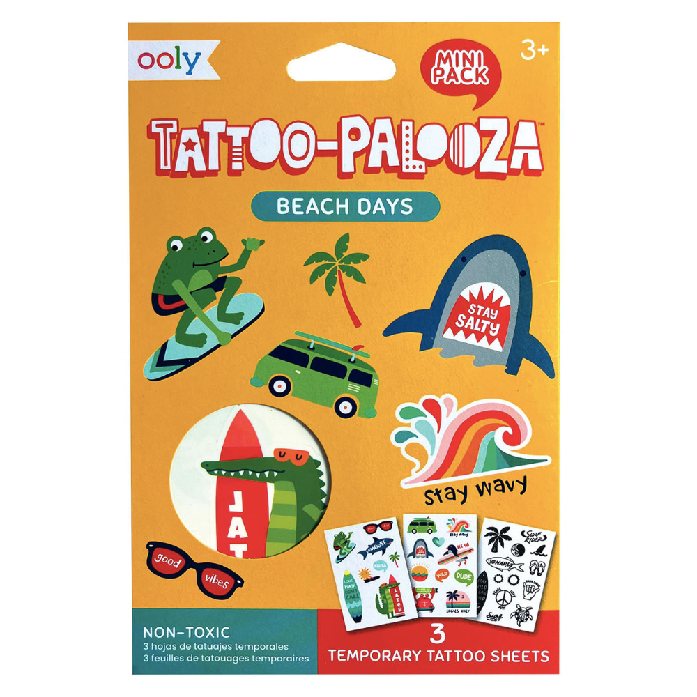 Ooly Mini Tattoo Palooza Geçiçi Dövme Seti - Beach Days