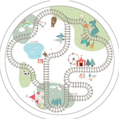 Play & Go Oyuncak Çantası - Trainmap