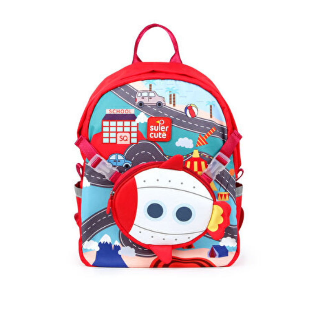 Supercute Two in One Sırt Çantası - Rocket