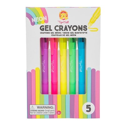 Tiger Tribe 5'li Neon Jel Pastel Boya Kalemi