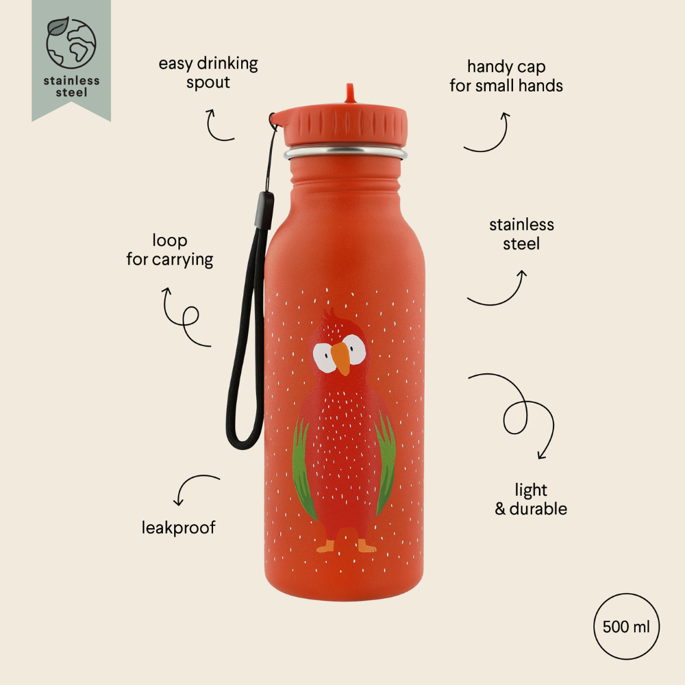Bouteille en acier inoxydable pour enfants 500ml - Monsieur Girafe Trixie Bouteille en acier inoxydable pour enfants 500ml - Monsieur Girafe Trixie