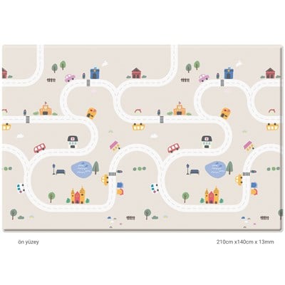 Unigo Comflor Happy Station Oyun Matı/Halısı 210cm x 140cm x 13mm