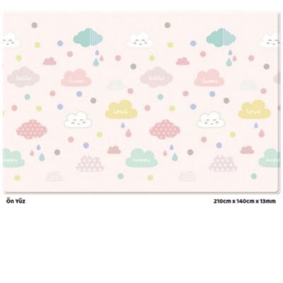 UnigoComflor Happy Cloud Oyun Matı/Halısı 210cm x 140cm x 13mm