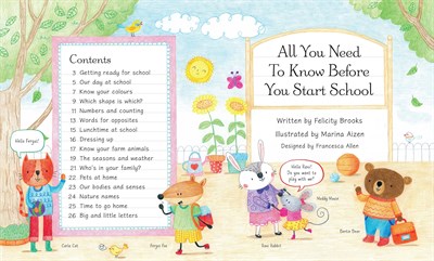 Usborne All you Need to Know Before you Start School