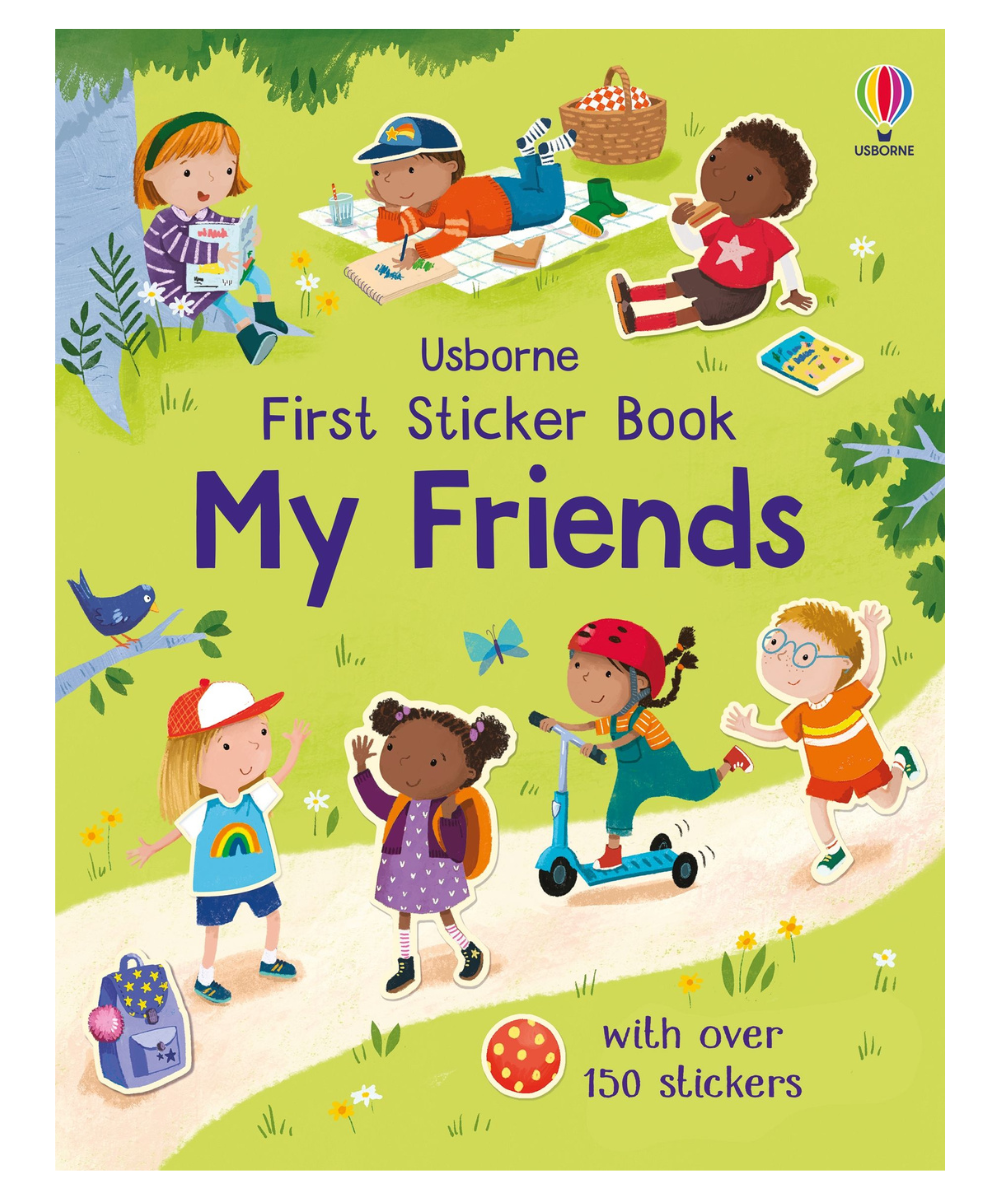 Usborne First Sticker Book My Friends